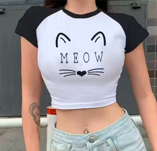 MEOW CROP TOP