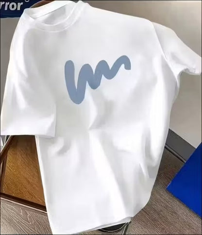 WHITE PRINTED T-SHIRT